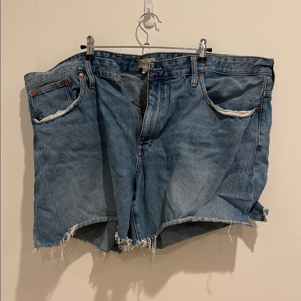 Madewell Blue Denim Cutoff Jean Shorts